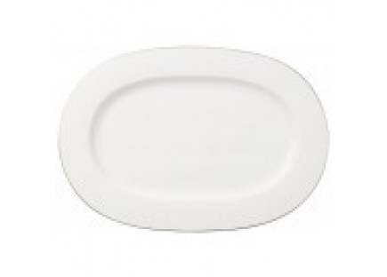 Anmut Platinum Oval Platter 16"